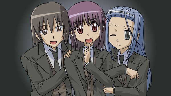 Anime picture 2560x1440 with hayate no gotoku! segawa izumi hanabishi miki asakaze risa highres wide image vector