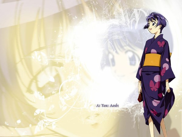 Anime picture 1024x768 with ai yori aoshi j.c. staff sakuraba aoi tagme