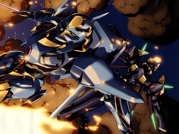 Anime picture 1600x1200 with code geass sunrise (studio) lancelot mecha tagme