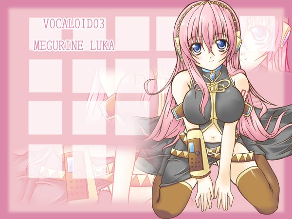 Anime picture 1280x960 with vocaloid megurine luka girl tagme