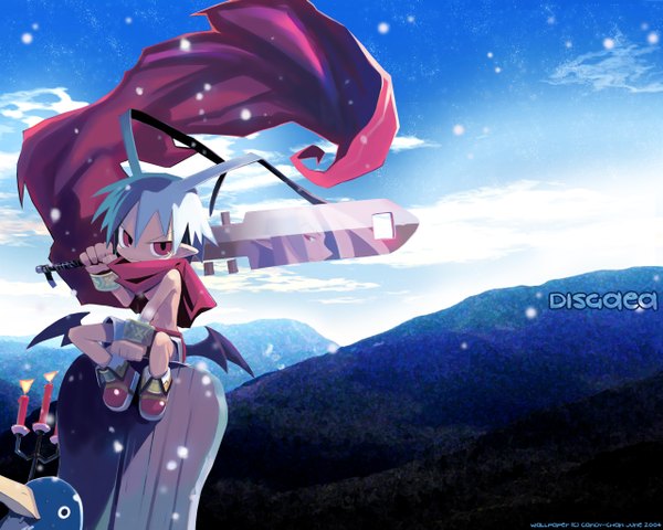 Anime picture 1280x1024 with disgaea prinny laharl harada takehito candy-chan tagme