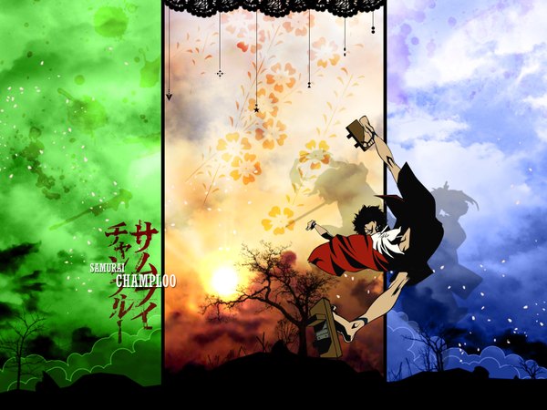 Anime picture 1600x1200 with samurai champloo mugen (samurai champloo) sky tagme