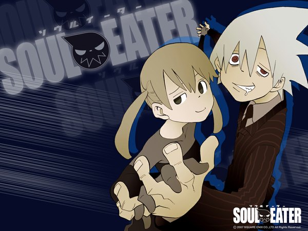 Anime picture 1024x768 with soul eater studio bones maka albarn soul eater evans wallpaper spiked hair tagme