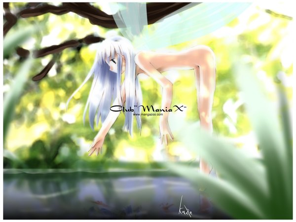 Anime picture 1600x1200 with club maniax light erotic nude fairy wings kuze takashi