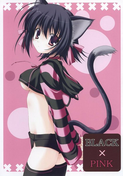 Anime picture 1050x1500 with nanao naru tall image light erotic animal ears cat ears underboob