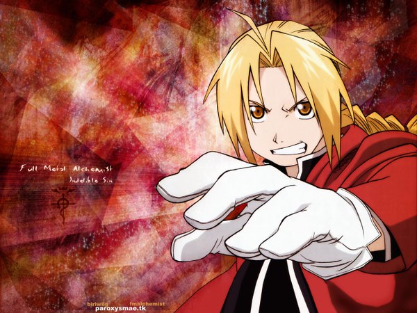 Anime picture 1280x960 with fullmetal alchemist studio bones edward elric blonde hair boy gloves