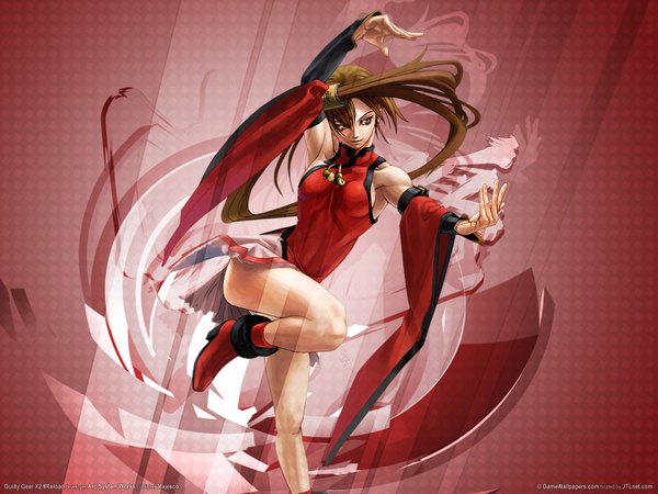 Anime picture 1600x1200 with guilty gear isuka guilty gear kuradoberi jam chinese clothes chinese dress