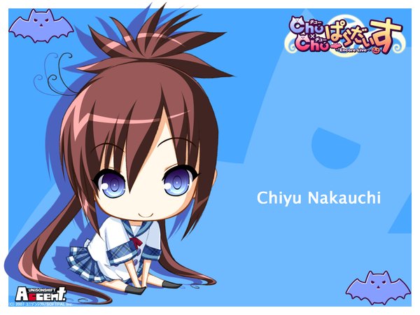 Anime picture 1600x1200 with chu x chu idol nakauchi chiyu akifumi ozawa highres chibi