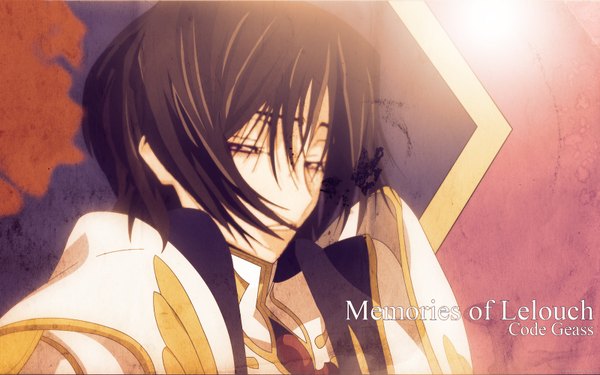 Anime picture 1600x1000 with code geass sunrise (studio) lelouch lamperouge wide image copyright name