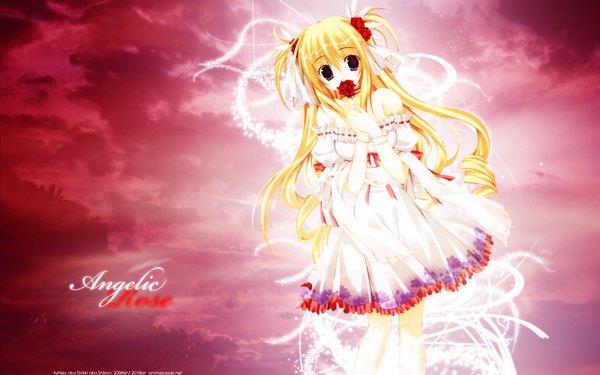 Anime picture 1680x1050 with korie riko blonde hair wide image tagme