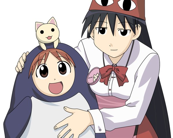 Anime picture 1280x1024 with azumanga daioh j.c. staff mihama chiyo sakaki girl