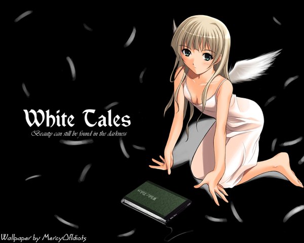 Anime picture 1280x1024 with angel wings tagme