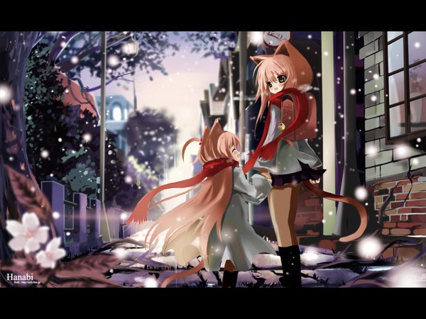 Anime picture 1600x1200 with i.s.w shino (eefy) animal ears cat ears wallpaper