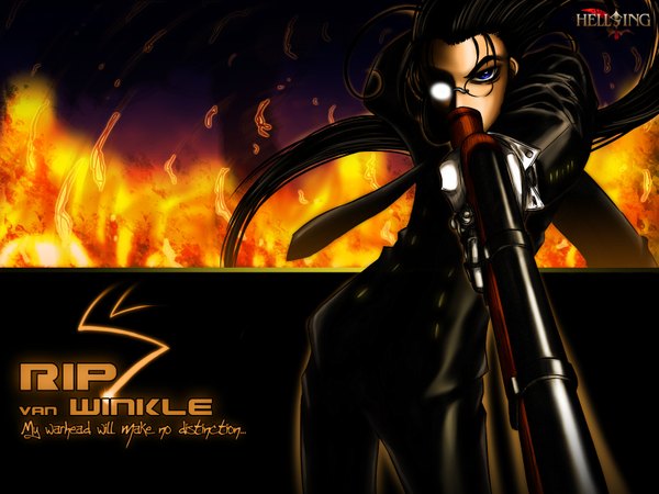 Anime picture 1600x1200 with hellsing rip van winkle tagme