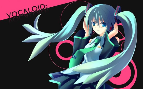 Anime picture 1920x1200 with vocaloid hatsune miku highres wide image girl