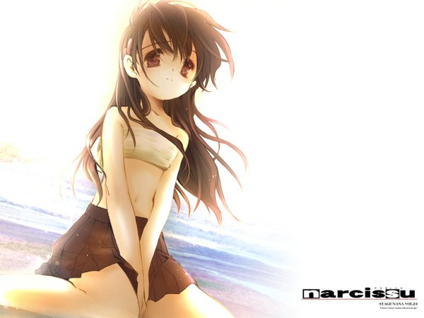 Anime picture 1280x960 with narcissu sakura setsumi white background tagme