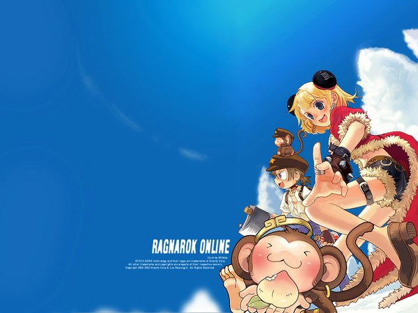 Anime picture 1024x768 with ragnarok online rouge blacksmith tagme