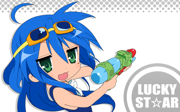 Anime picture 1920x1200 with lucky star kyoto animation izumi konata highres wide image girl