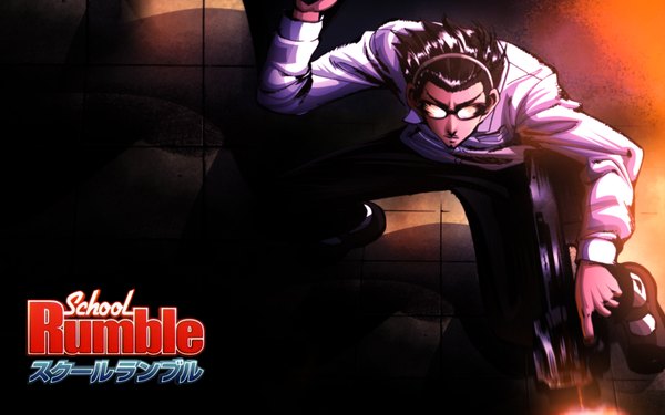 Anime picture 1680x1050 with school rumble harima kenji wide image tagme