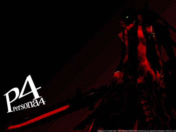 Anime picture 1600x1200 with persona 4 persona inscription weapon sword tagme