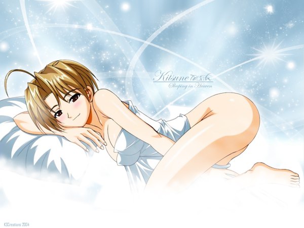 Anime picture 1280x960 with love hina light erotic girl tagme