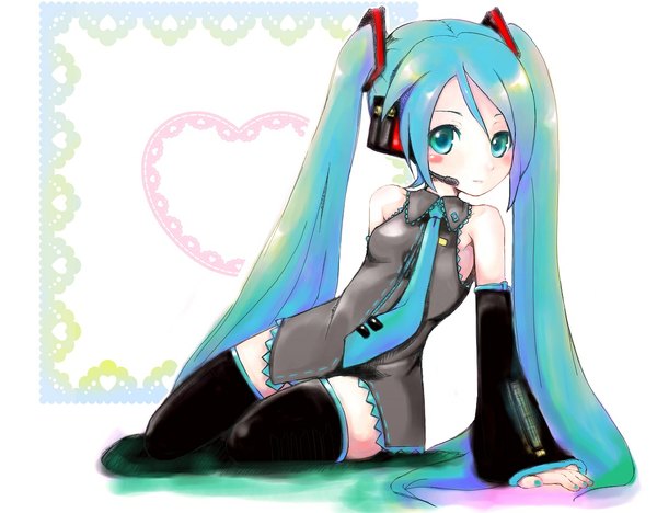 Anime picture 1171x914 with vocaloid hatsune miku girl tagme