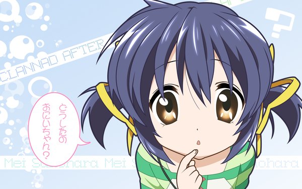 Anime picture 1920x1200 with clannad key (studio) sunohara mei highres wide image