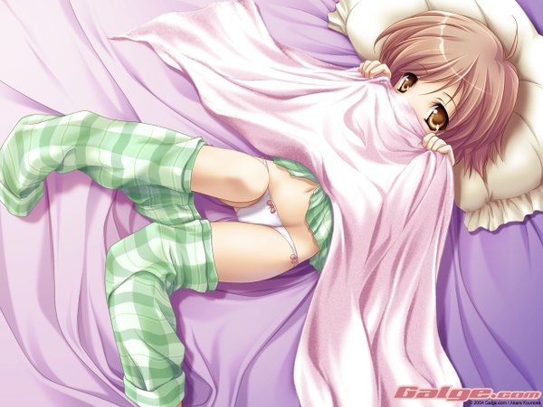 Anime picture 1280x960 with galge.com kounose akara light erotic girl underwear panties pajamas