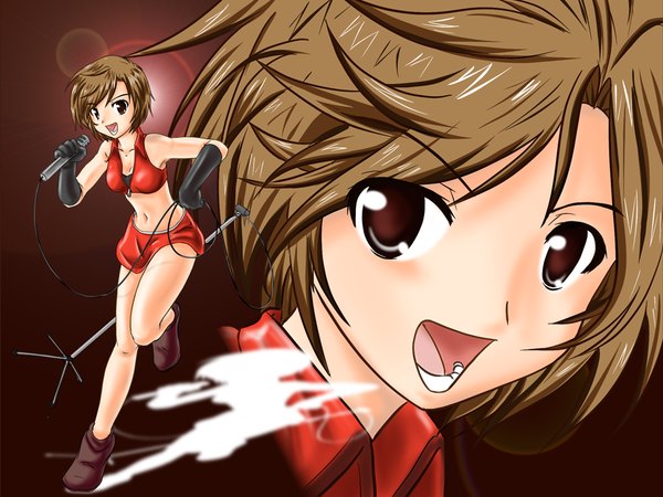 Anime picture 1024x768 with vocaloid meiko girl tagme