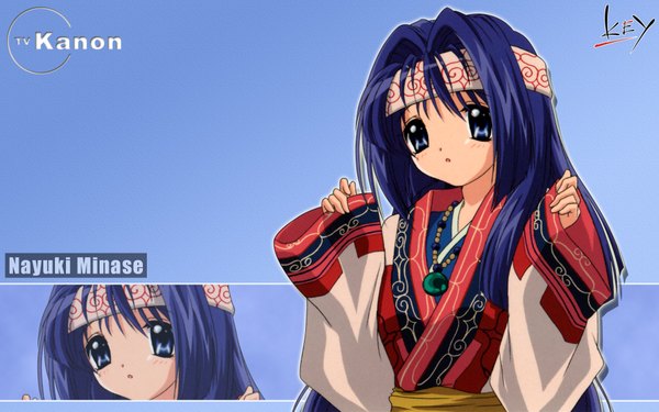 Anime picture 1920x1200 with kanon key (studio) minase nayuki highres wide image girl