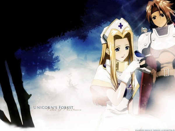 Anime picture 1600x1200 with tales of (series) tales of phantasia cress albane mint adenade tagme
