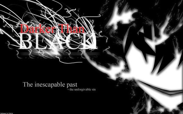 Anime picture 1680x1050 with darker than black studio bones wide image black background mask