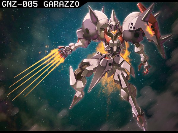 Anime picture 1280x960 with mobile suit gundam mobile suit gundam 00 sunrise (studio) is ii space claws mecha spikes garazzo
