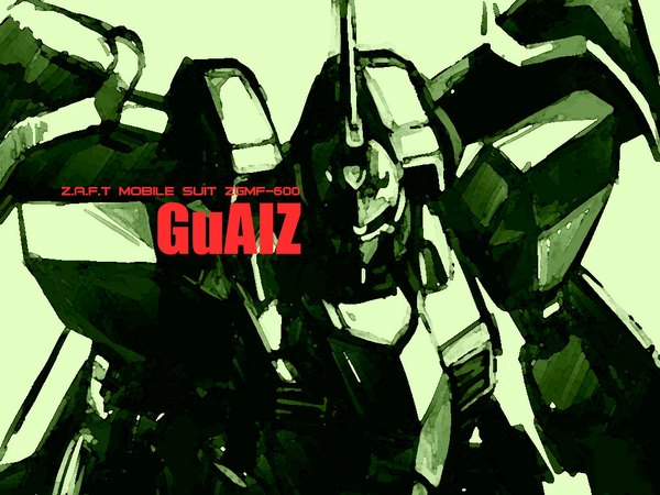Anime picture 1024x768 with mobile suit gundam gundam seed sunrise (studio) zhenlin single mecha guaiz