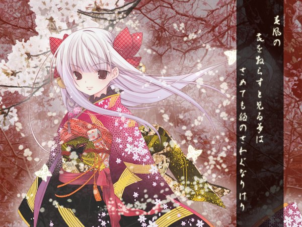 Anime picture 1280x960 with japanese clothes kimono tagme