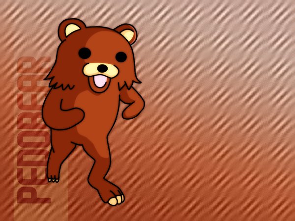 Аниме картинка 1600x1200 с 2ch 4chan pedobear медведь протегируй меня