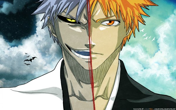 Anime picture 1440x900 with bleach studio pierrot kurosaki ichigo wide image