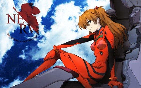 Anime picture 1680x1050 with neon genesis evangelion gainax soryu asuka langley wide image nerv