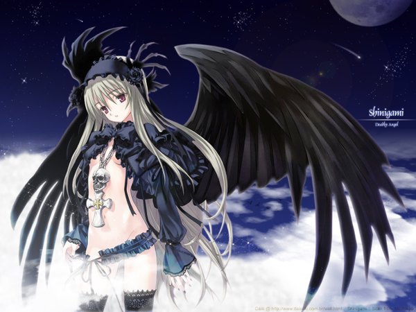 Anime picture 1280x960 with rozen maiden suigintou wings tagme