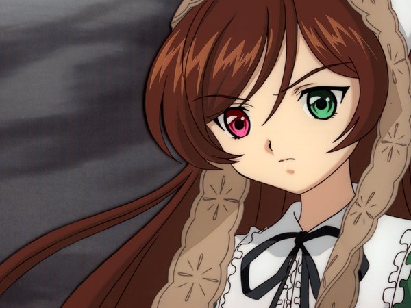 Anime picture 1600x1200 with rozen maiden suiseiseki heterochromia tagme