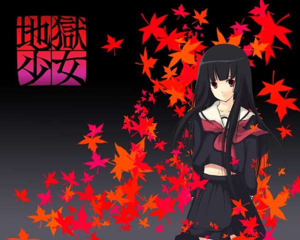 Anime picture 1280x1024 with hell girl studio deen enma ai tagme