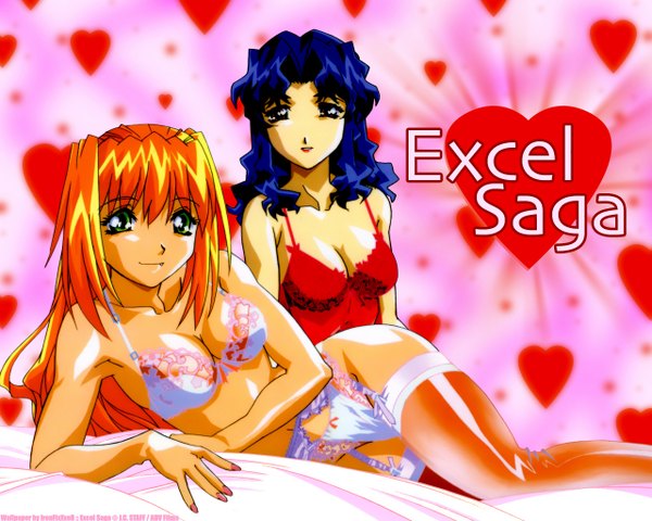 Anime picture 1280x1024 with excel saga j.c. staff excel hyatt light erotic