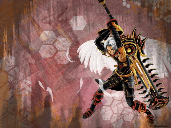 Anime picture 1024x768 with .hack// haseo tagme