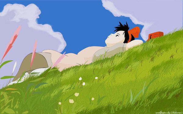 Anime picture 1920x1200 with kiki's delivery service studio ghibli highres wide image