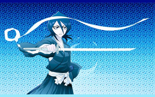 Anime picture 2560x1600 with bleach studio pierrot kuchiki rukia highres wide image