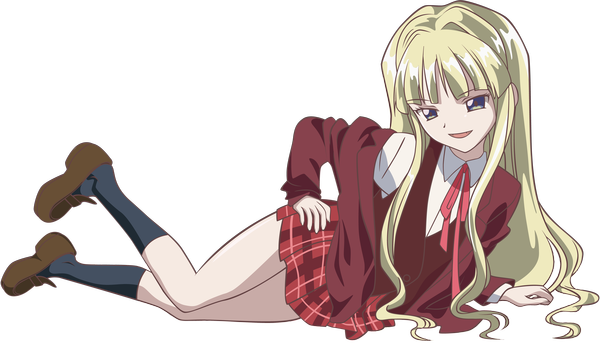 Anime picture 7150x4110 with mahou sensei negima! evangeline a k mcdowell highres wide image full body transparent background vector