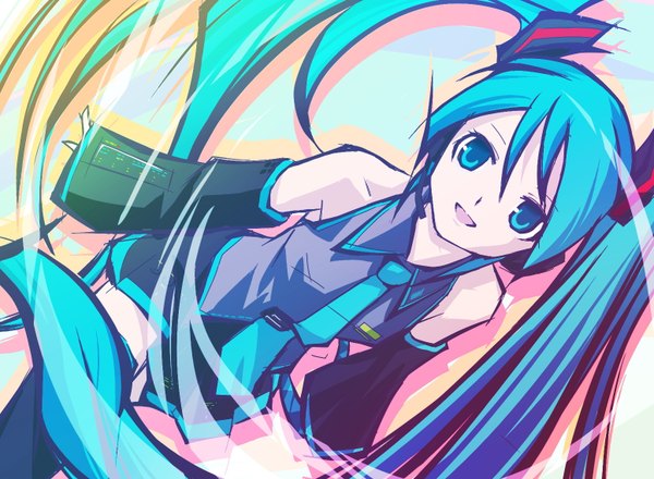 Anime picture 1552x1140 with vocaloid hatsune miku girl tagme