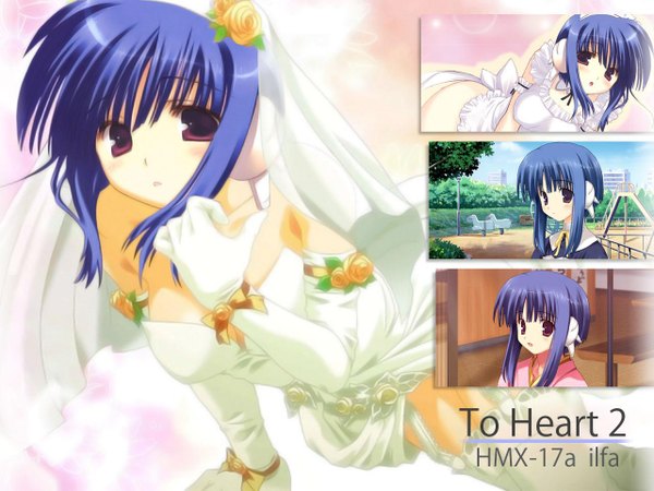Anime picture 1280x960 with to heart 2 leaf (studio) ilfa light erotic tagme