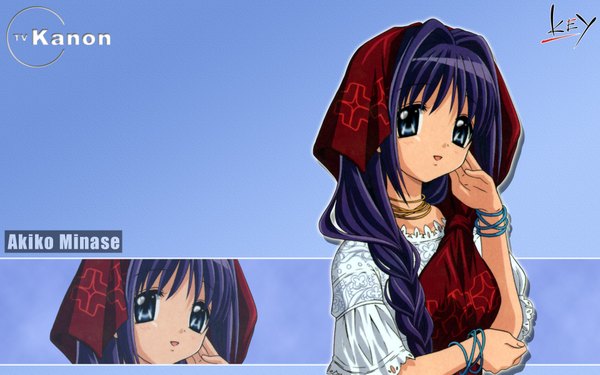 Anime picture 1920x1200 with kanon key (studio) minase akiko highres wide image girl
