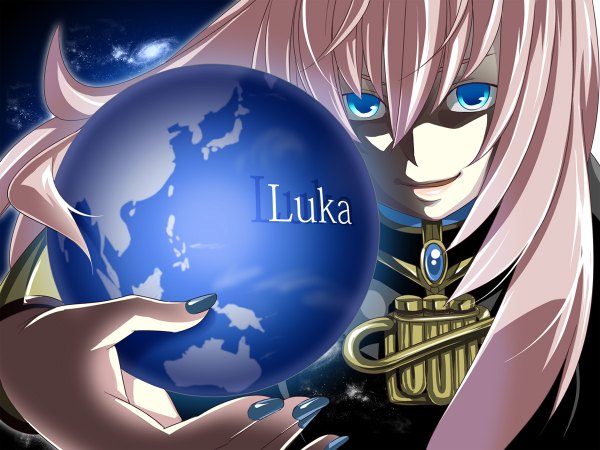 Anime picture 1200x900 with vocaloid megurine luka caffein girl tagme
